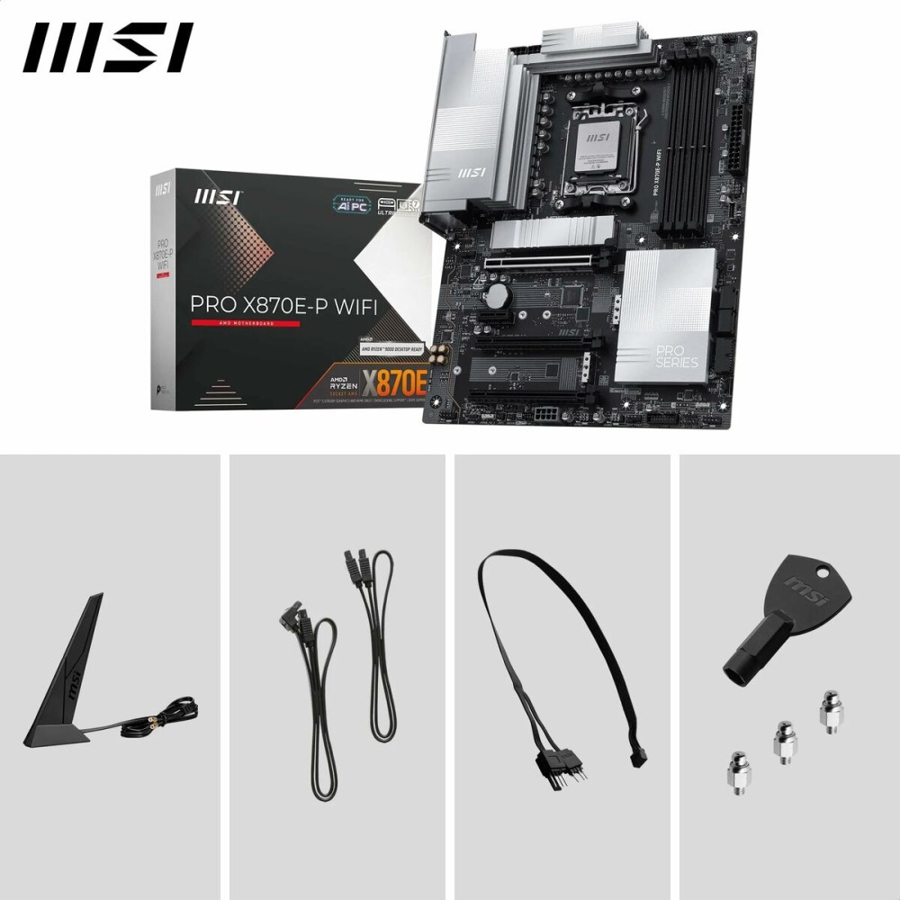 Carte Mère MSI PRO X870E-P WIFI AMD AM5 AMD AMD X870E