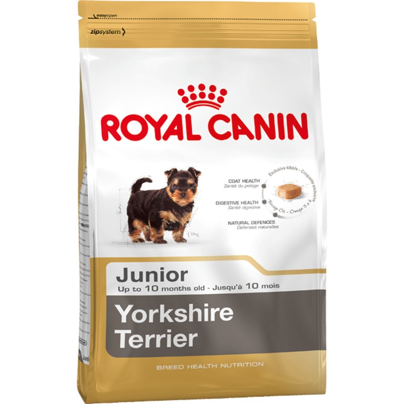 Futter Royal Canin Yorkshire Terrier Junior Welpe/Junior Huhn Fleisch Reis Vögel 1,5 Kg