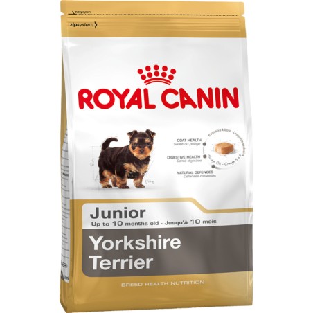 Fodder Royal Canin Yorkshire Terrier Junior Kid/Junior Chicken Meat Rice Birds 1,5 Kg