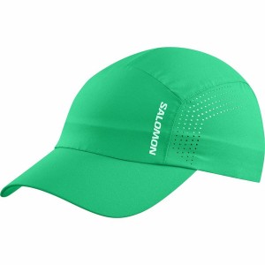 Sports Cap Salomon Shkout Green One size Running