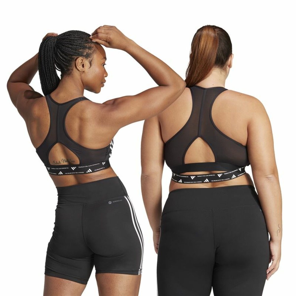 Soutien-gorge de Sport Adidas Essentials Powereact Mid Noir