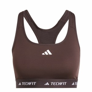 Soutien-gorge de Sport Adidas Techfit Medium Marron