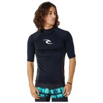 Bade-T-Shirt Rip Curl Waves pf Schwarz Brandung