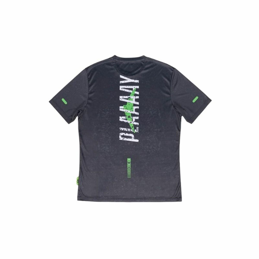 Short-sleeve Sports T-shirt Lok Sports Play Black Padel