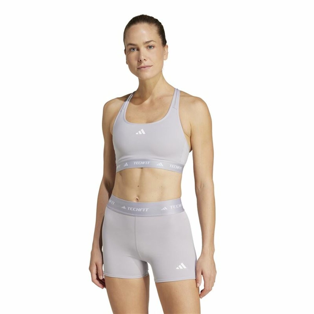 Sports Bra Adidas Techfit Grey