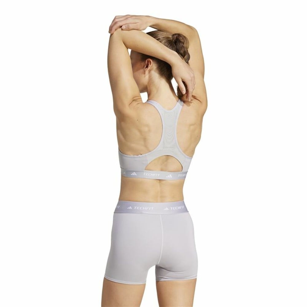 Soutien-gorge de Sport Adidas Techfit Gris