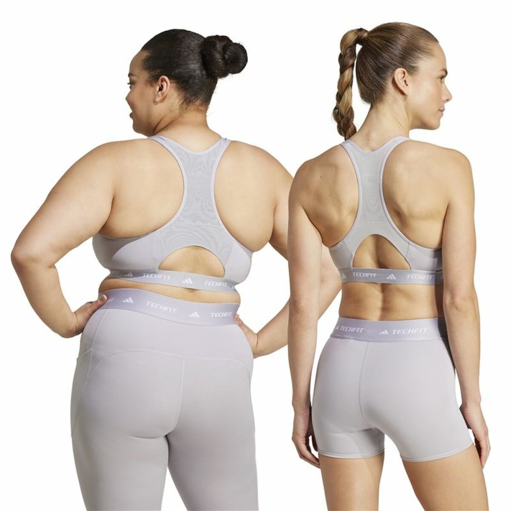 Soutien-gorge de Sport Adidas Techfit Gris