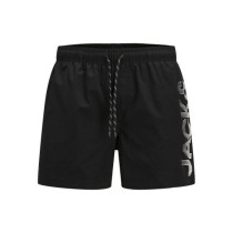 Herren Badehose Jack & Jones JPSTMAUI JJSWIM SPLICE LOGO AKM Schwarz