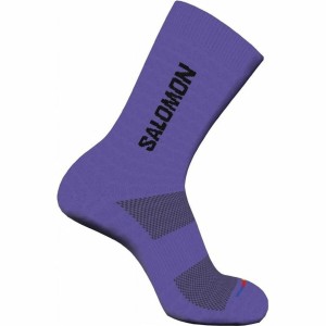 Chaussettes Salomon 365 Bleu Violet Montagne