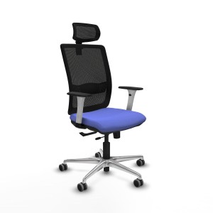 Chaise de Bureau Piqueras y Crespo 1B086G2 Bleu clair