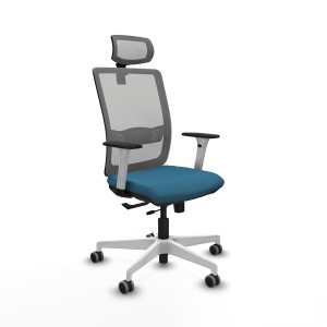 Chaise de Bureau Piqueras y Crespo 1B026G2 Gris Vert pétrole