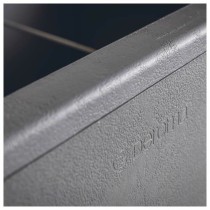 Pot Deroma Anthracite 38 x 38 x 39 cm Plastique Carré Seau 38 cm