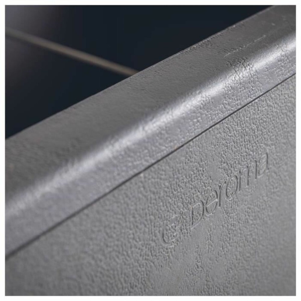 Pot Deroma Anthracite 38 x 38 x 39 cm Plastique Carré Seau 38 cm