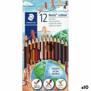Crayons de couleur Staedtler Noris Colour Wopex Lot 12 Pièces (10 Unités)