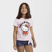 T shirt à manches courtes Enfant Hello Kitty Rose Rose clair