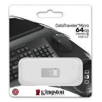 USB stick Kingston DTMC3G2/64GB Silver 64 GB (1 Unit)