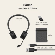 Casques avec Microphone Jabra Noir