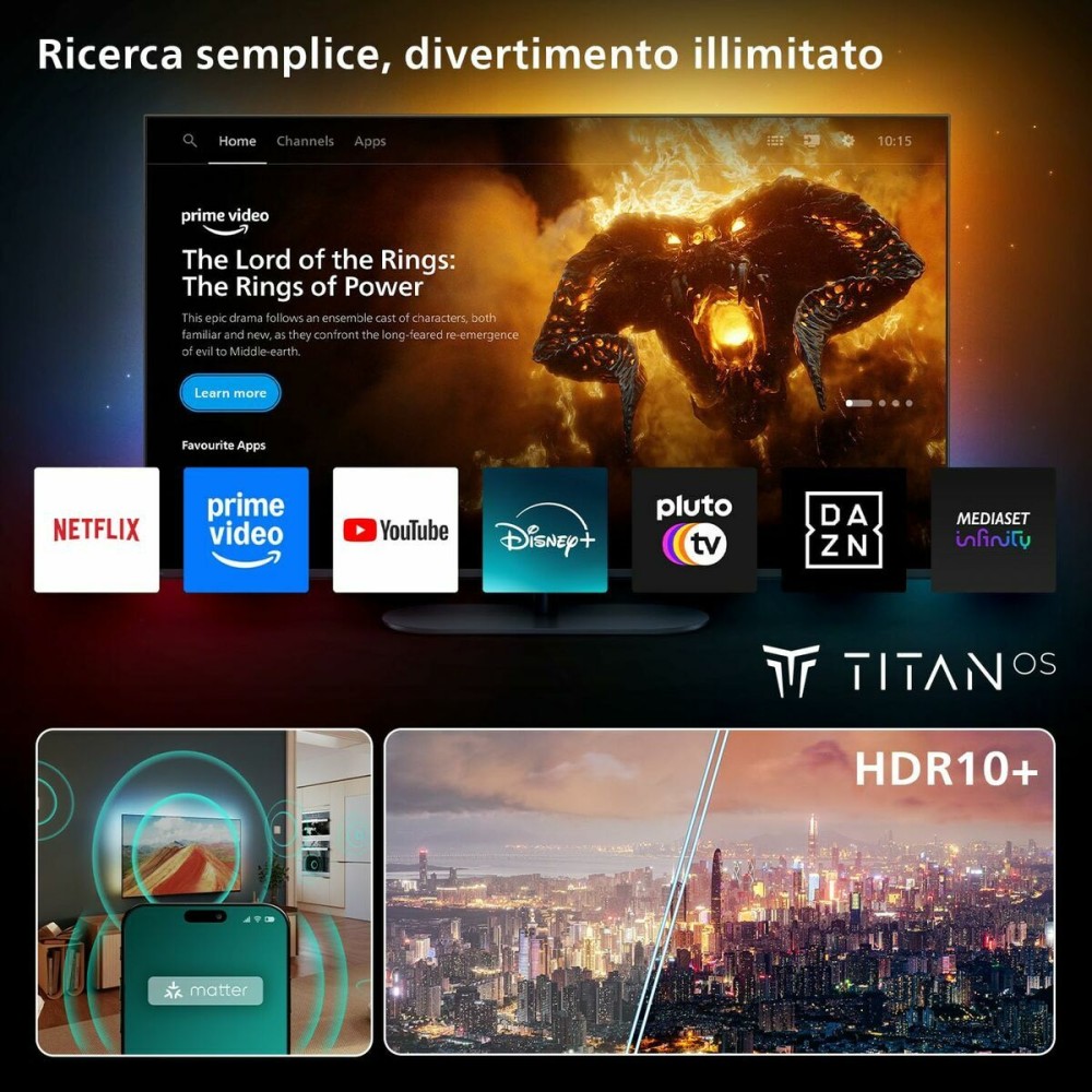 Smart TV Philips 50PUS8010 4K Ultra HD 50" LED