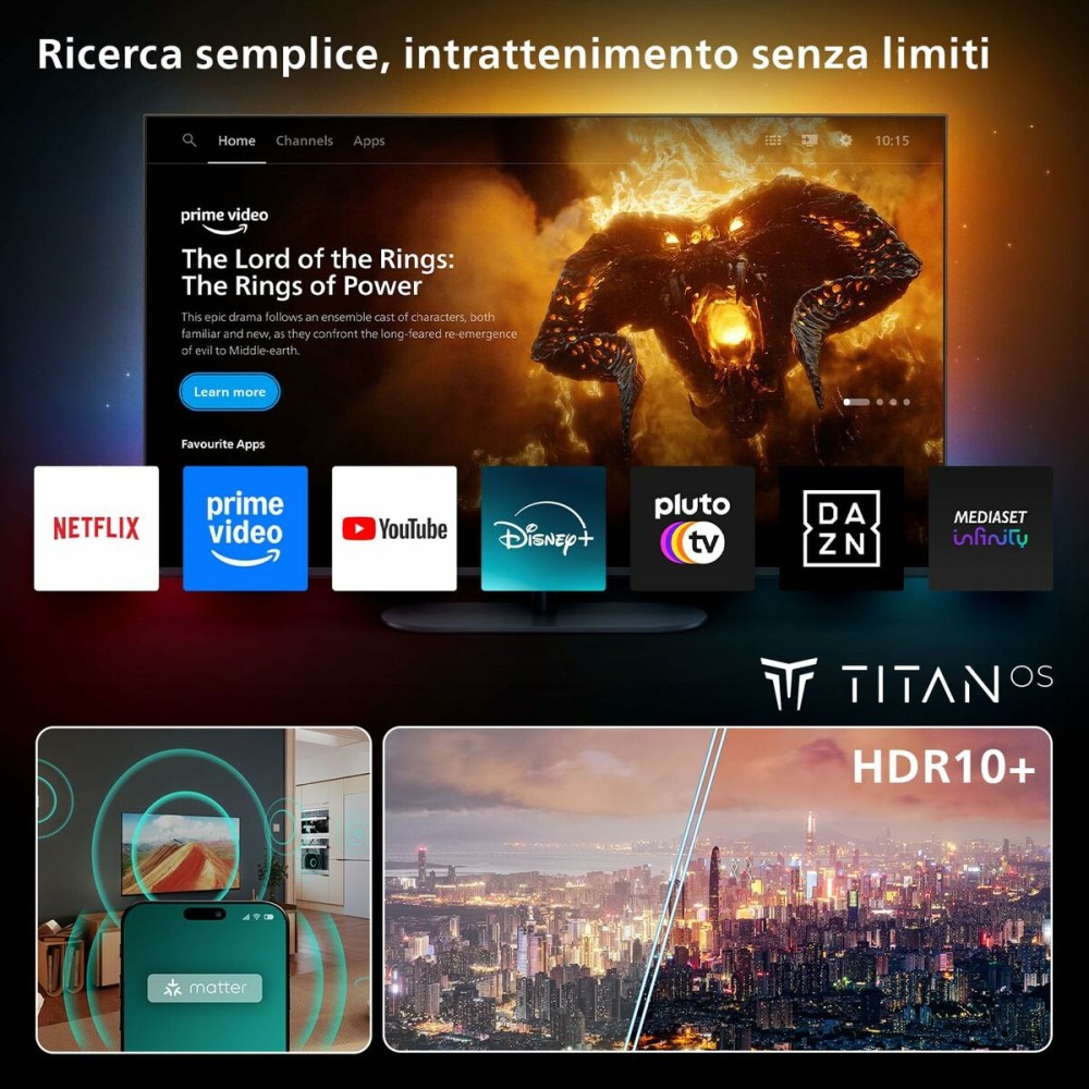 Smart TV Philips 75PUS7000 75" 4K Ultra HD LED HDR