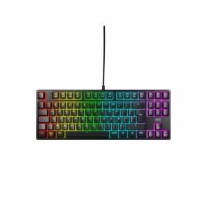 Tastatur mit Maus Cherry Schwarz AZERTY