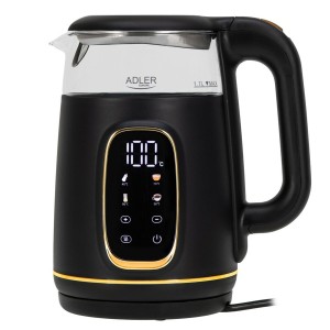 Wasserkocher Adler AD 1305bg Schwarz Gold 2200 W 1,7 L