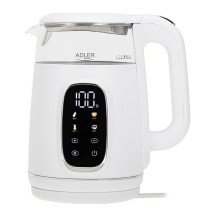 Wasserkocher Adler AD 1305ws Weiß Silberfarben 2200 W 1,7 L