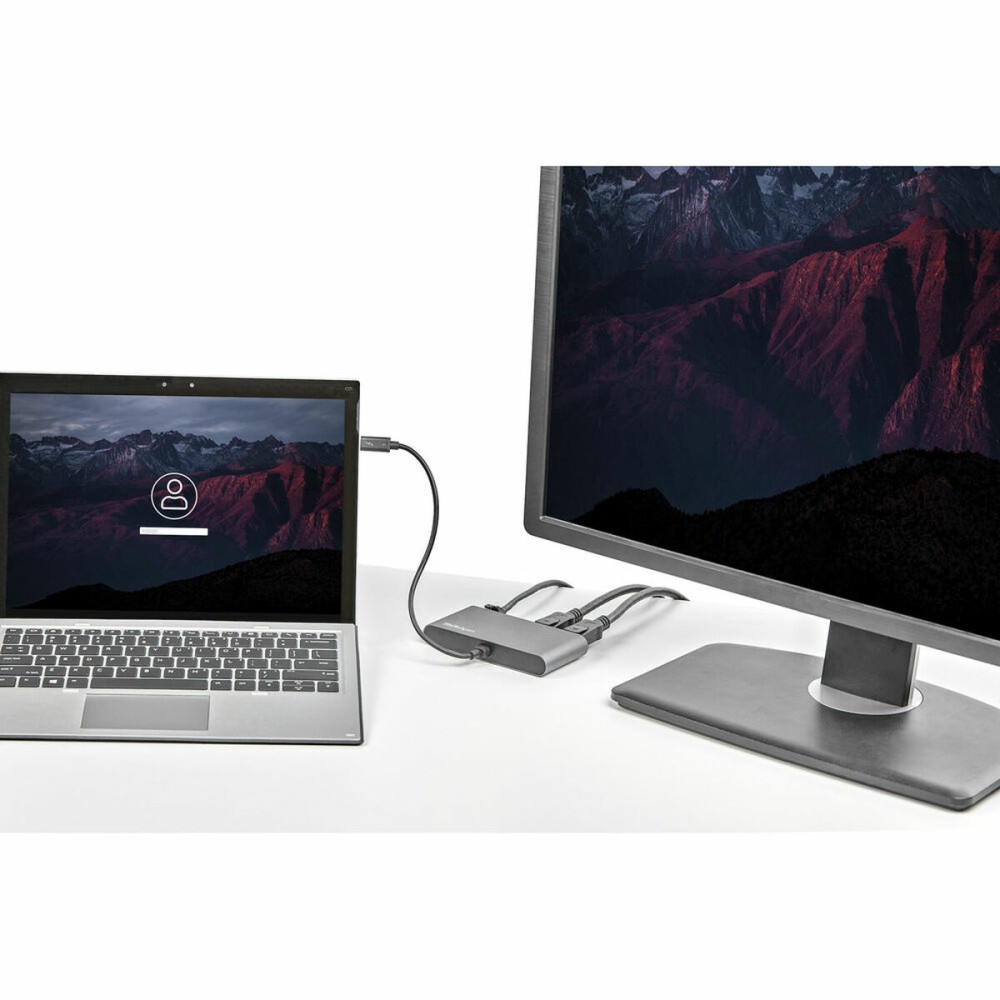 Station d'acceuil Startech TB3DKM2DPL 4K Ultra HD Gigabit Ethernet