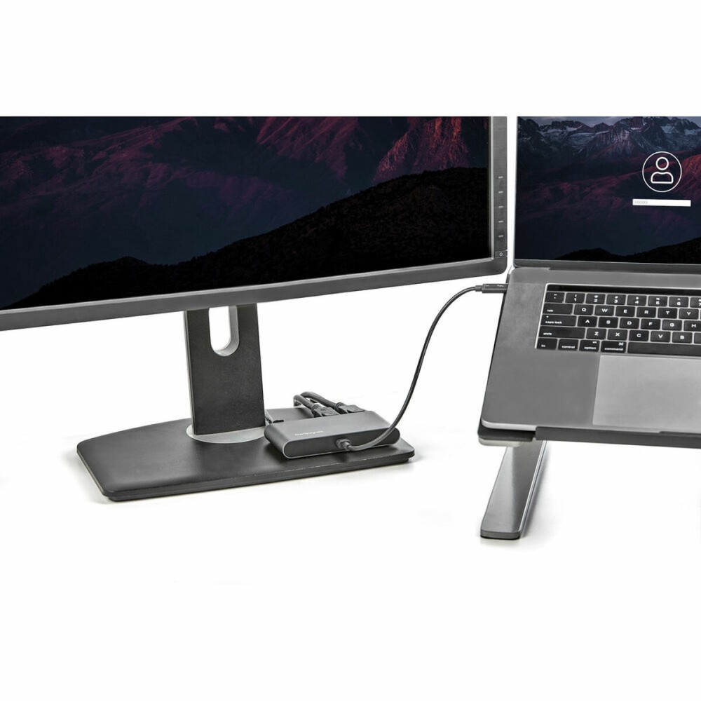 Station d'acceuil Startech TB3DKM2DPL 4K Ultra HD Gigabit Ethernet