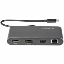 Station d'acceuil Startech TB3DKM2DPL 4K Ultra HD Gigabit Ethernet