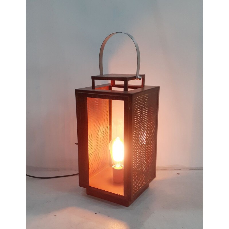 Lampe de bureau Romimex Marron Métal 20 x 36 x 20 cm Lanterne