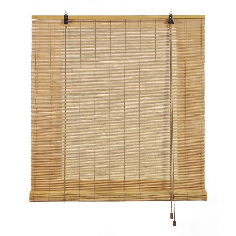 Rollo Stor Planet Ocre natürlich Mango Bambus 90 x 175 cm