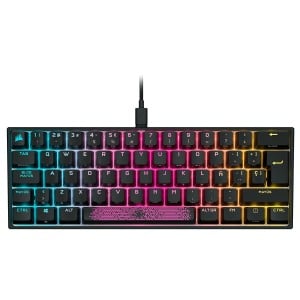 Clavier pour jeu Corsair K65 Noir Espagnol Qwerty