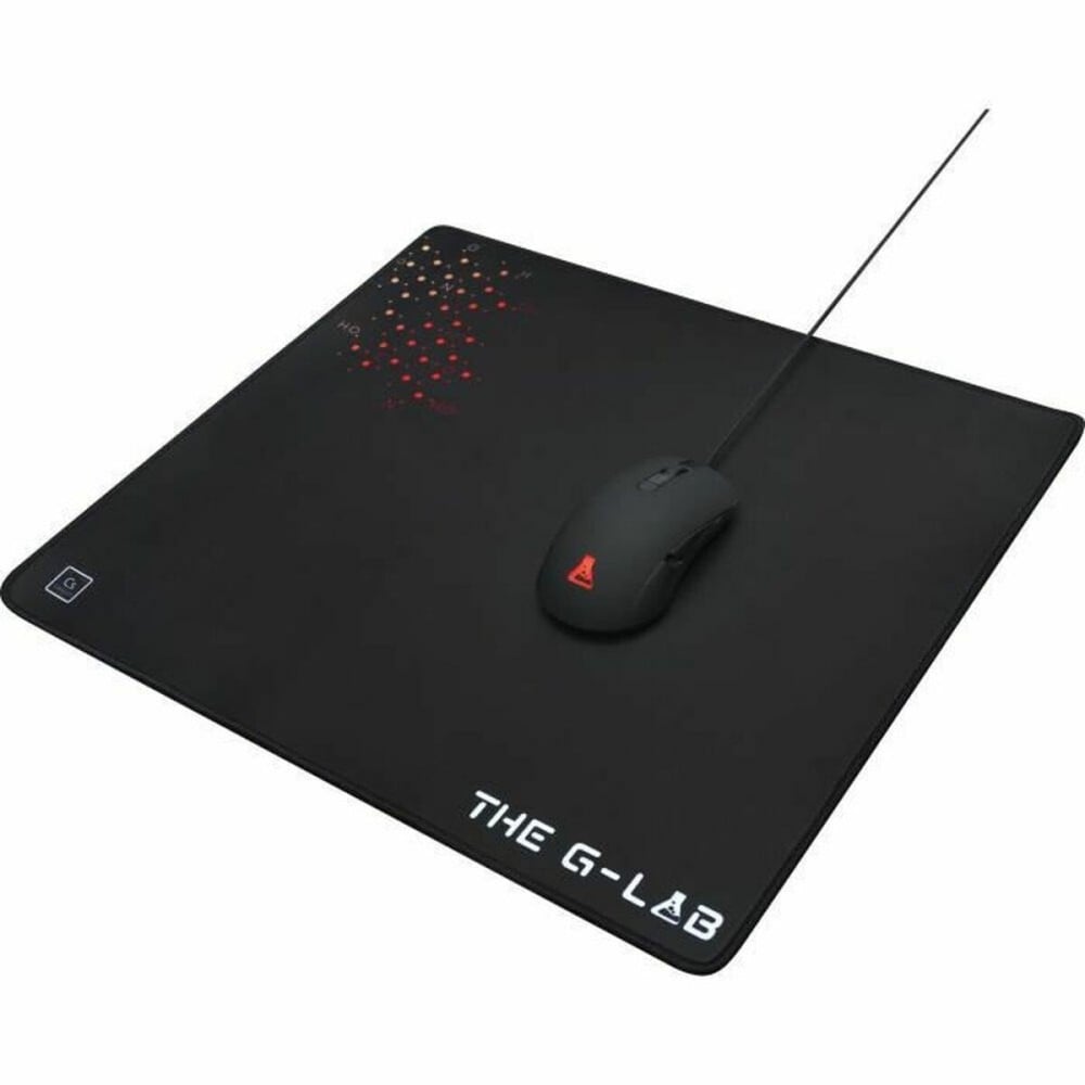 Gaming Mouse Mat The G-Lab PAD CAESIUM 45 x 40 cm Black