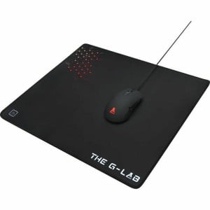 Gaming Mouse Mat The G-Lab PAD CAESIUM 45 x 40 cm Black