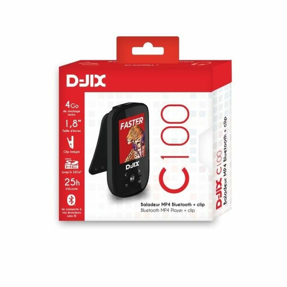 MP4 Player Logicom C100 4 GB Bluetooth Schwarz