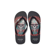 Flip Flops für Männer Jack & Jones JFWSKULLS Schwarz