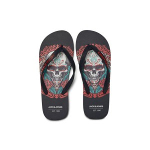 Flip Flops für Männer Jack & Jones JFWSKULLS Schwarz