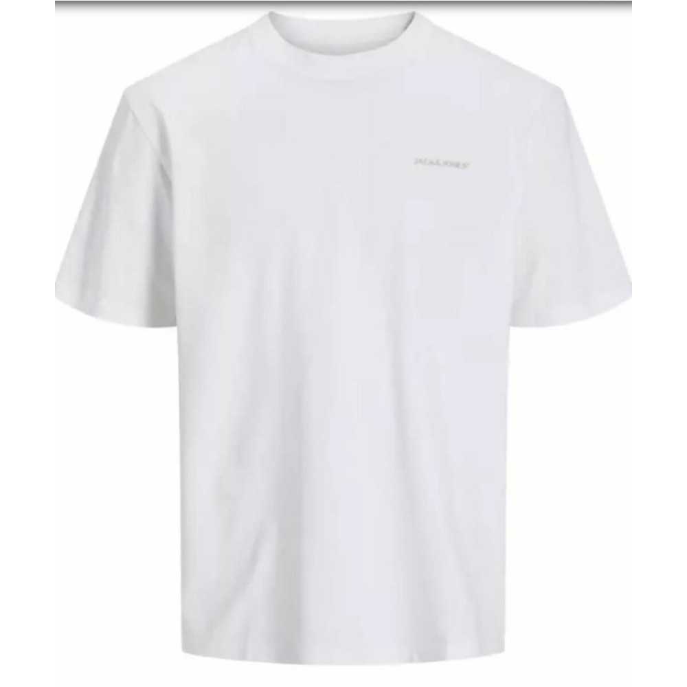 Herren Kurzarm-T-Shirt Jack & Jones JCOPACER BACK PRINT TEE 12273297 Weiß