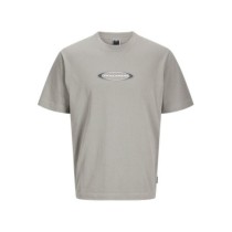 Herren Kurzarm-T-Shirt Jack & Jones JCOPACER BRANDING PRINT 12273880 Grau