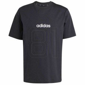 T-shirt à manches courtes homme Adidas M LIN SJ T JE8993 Noir