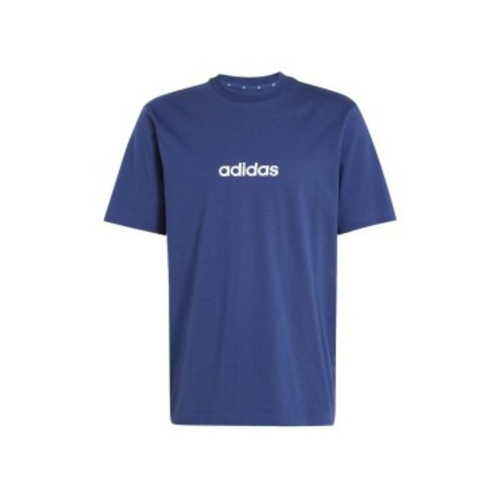 T-shirt à manches courtes homme Adidas M LIN SJ T JE8999 Bleu