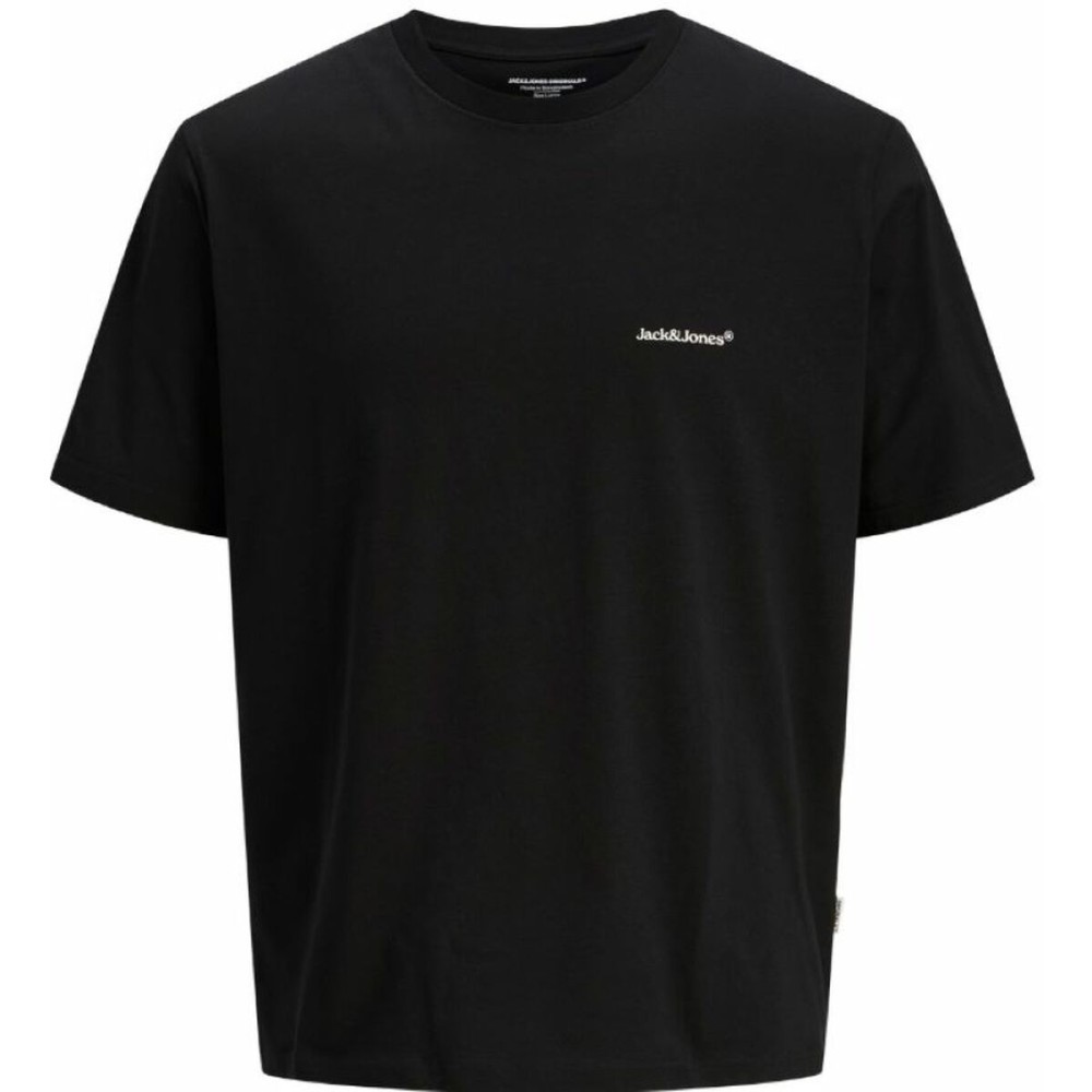 T-shirt à manches courtes homme Jack & Jones JORSPLIT BACK TEE 12272996 Noir