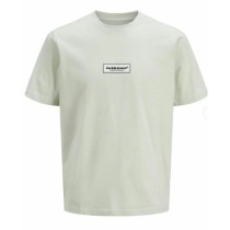 T-shirt à manches courtes homme Jack & Jones JORSPLIT FAKESTITCH BRANDING 12273182 Vert