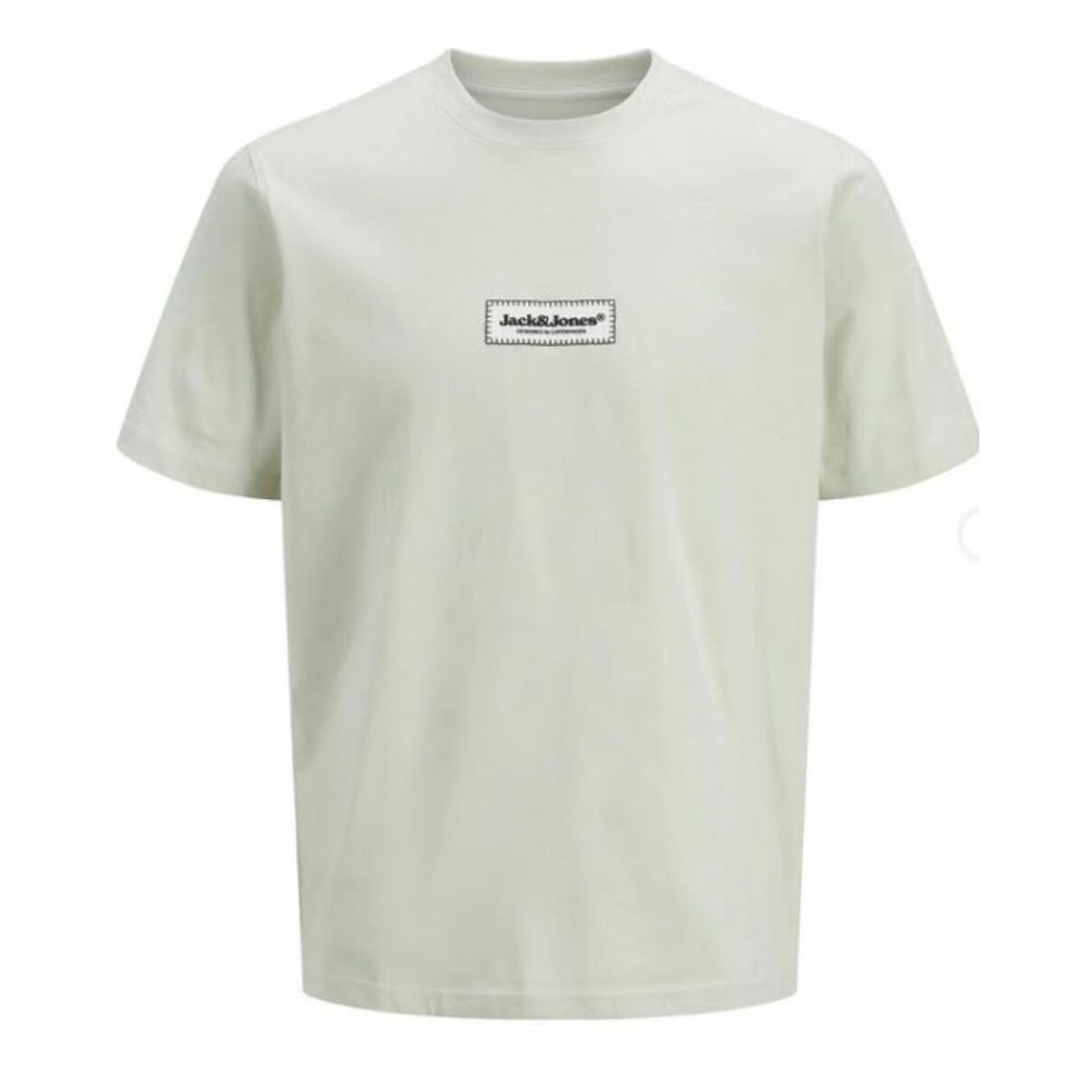 T-shirt à manches courtes homme Jack & Jones JORSPLIT FAKESTITCH BRANDING 12273182 Vert