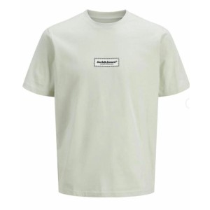 T-shirt à manches courtes homme Jack & Jones JORSPLIT FAKESTITCH BRANDING 12273182 Vert