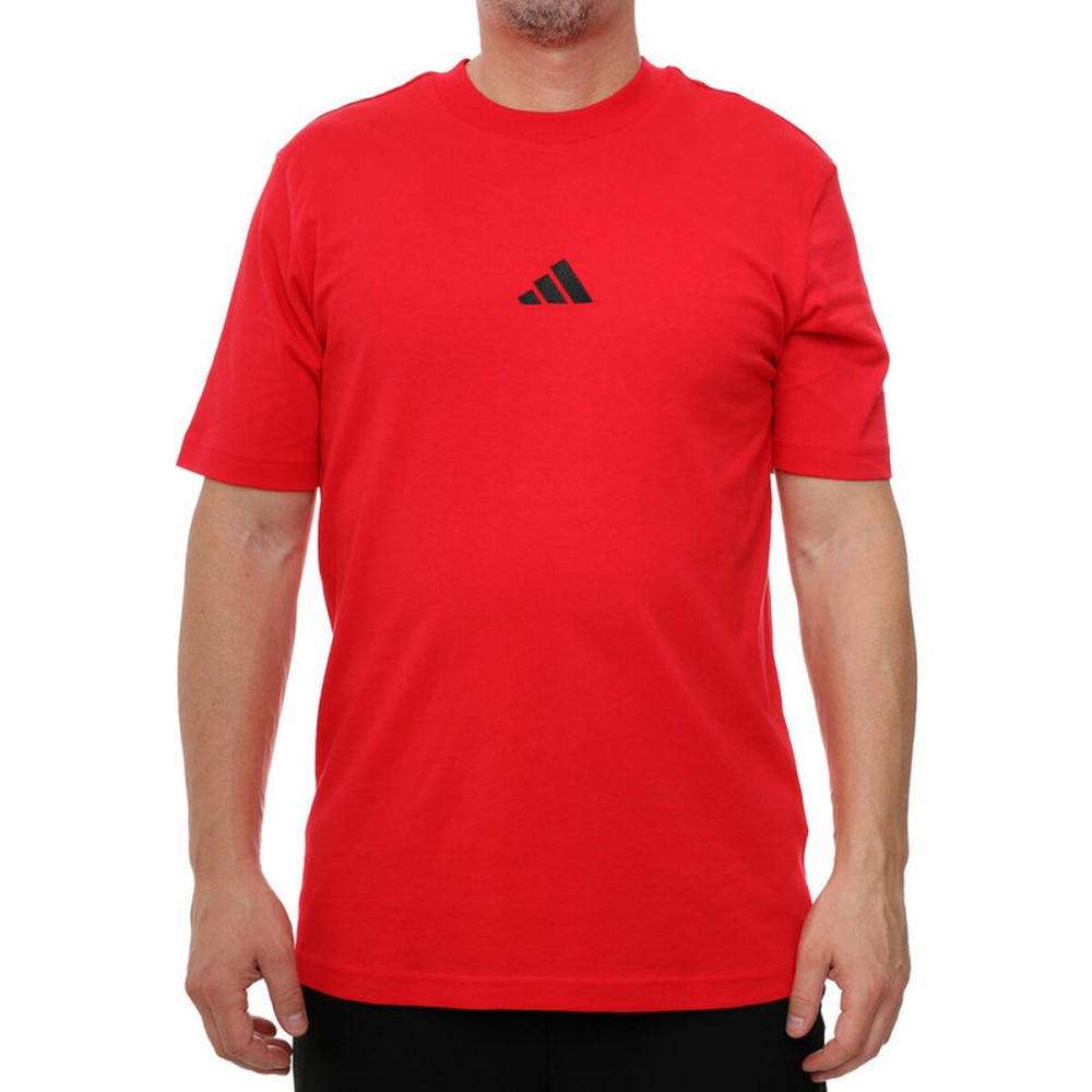 T-shirt à manches courtes homme Adidas M SL SJ T JF1095 Rouge