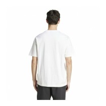 T-shirt à manches courtes homme Adidas M LIN SJ T JE9000 Blanc