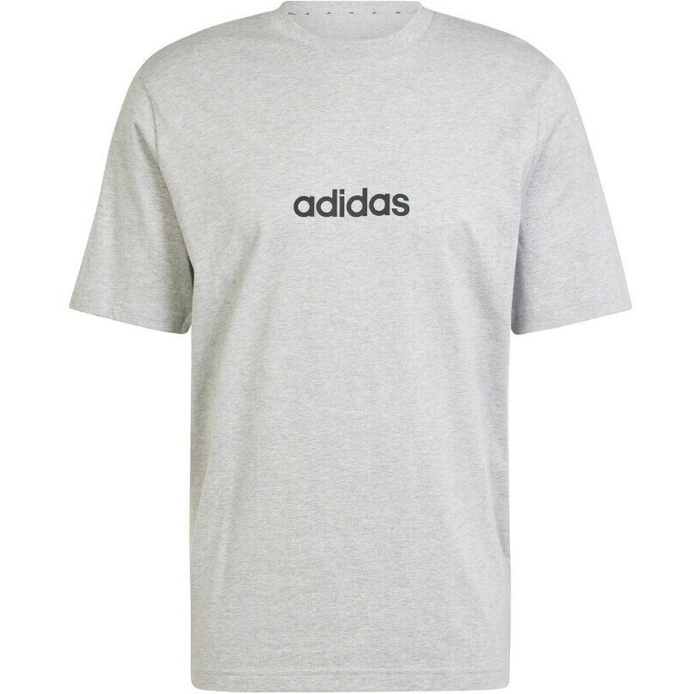 T-shirt à manches courtes homme Adidas M LIN SJ T JE9002 Gris