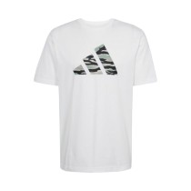 T-shirt à manches courtes homme Adidas M C CAMO LOGO T JI6770 Blanc