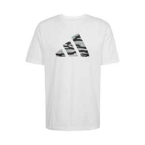 T-shirt à manches courtes homme Adidas M C CAMO LOGO T JI6770 Blanc